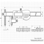 Digital caliper 150 mm