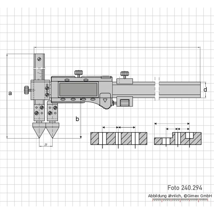 Digital caliper 500 mm