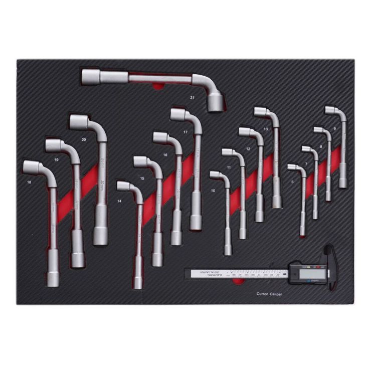 Tool trolley with tools 298 pcs.