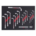 Tool trolley with tools 298 pcs.