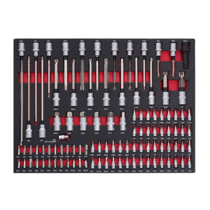 Tool trolley with tools 298 pcs.