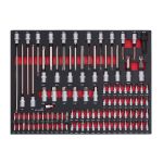 Tool trolley with tools 298 pcs.