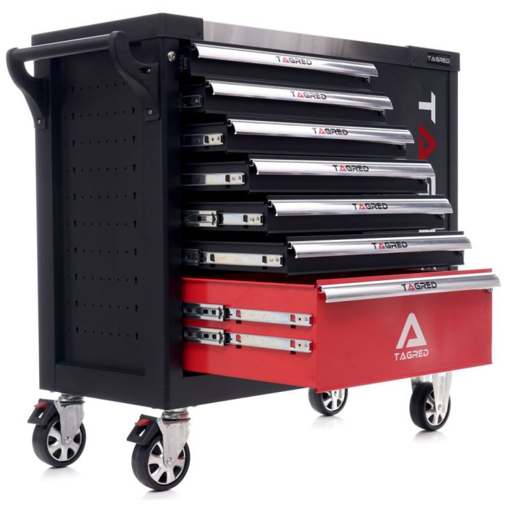 Tool trolley with tools 306 pcs.