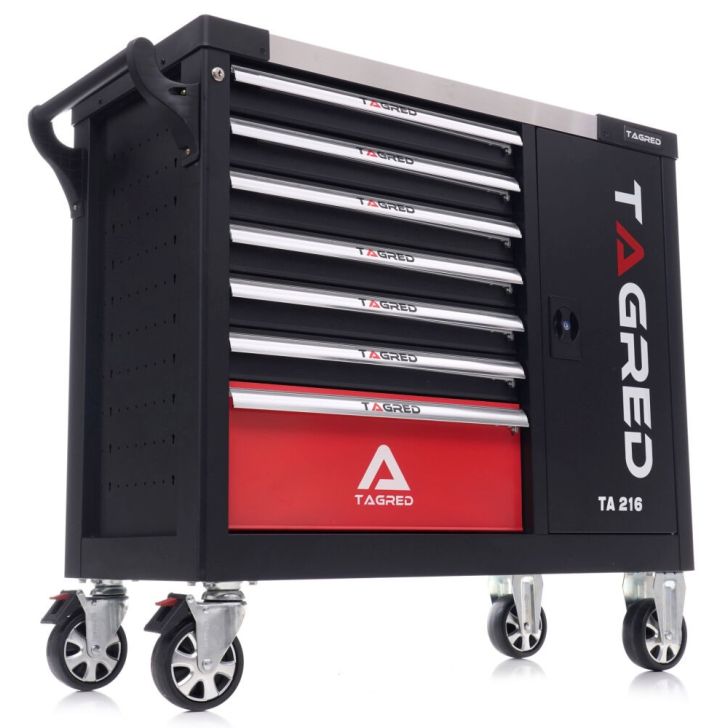 Tool trolley with tools 306 pcs.