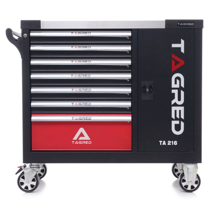 Tool trolley with tools 306 pcs.