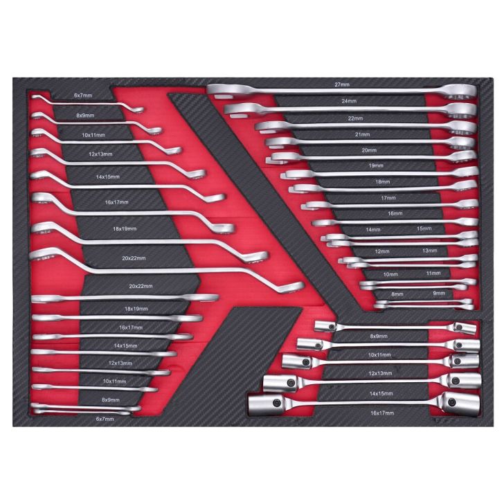 Tool trolley with tools 306 pcs.