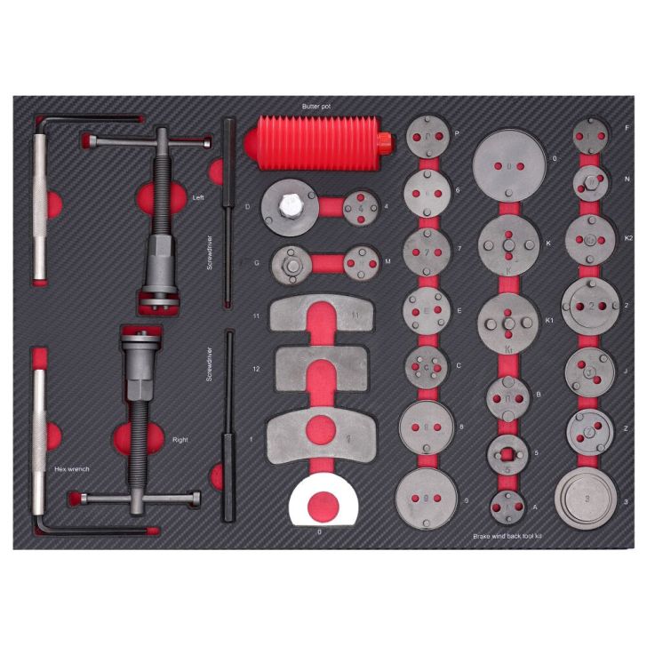 Tool trolley with tools 306 pcs.