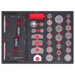 Tool trolley with tools 306 pcs.