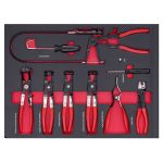 Tool trolley with tools 306 pcs.