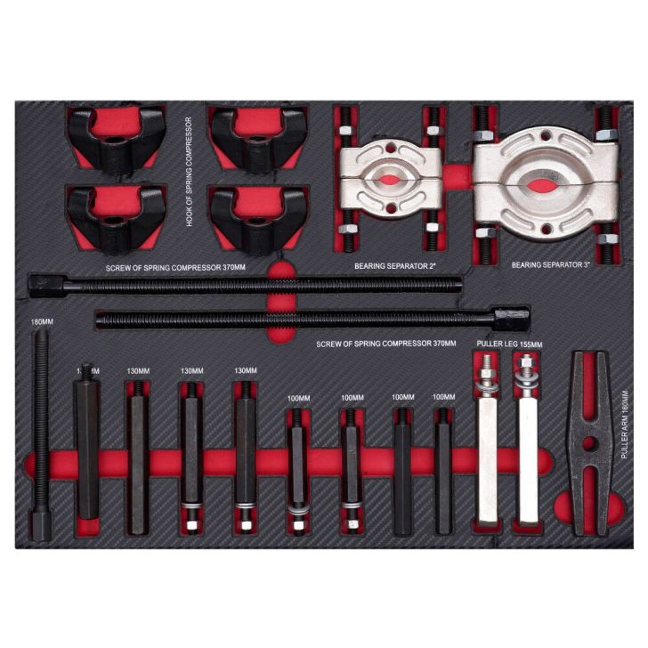 Tool trolley with tools 306 pcs.