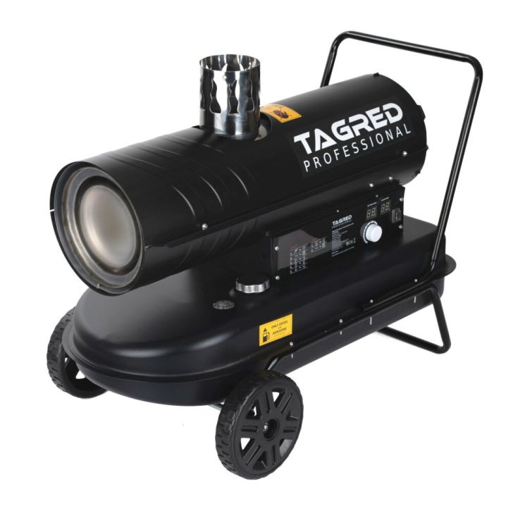 Eļļas sildītājs TA973 ar skursteni TAGRED 20kW, termostats, LCD