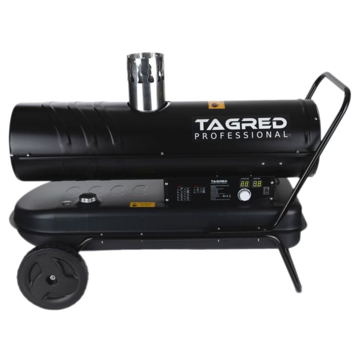 Масляный обогреватель TA974 с дымоходом TAGRED 30кВт, термостат, ЖК-дисплей