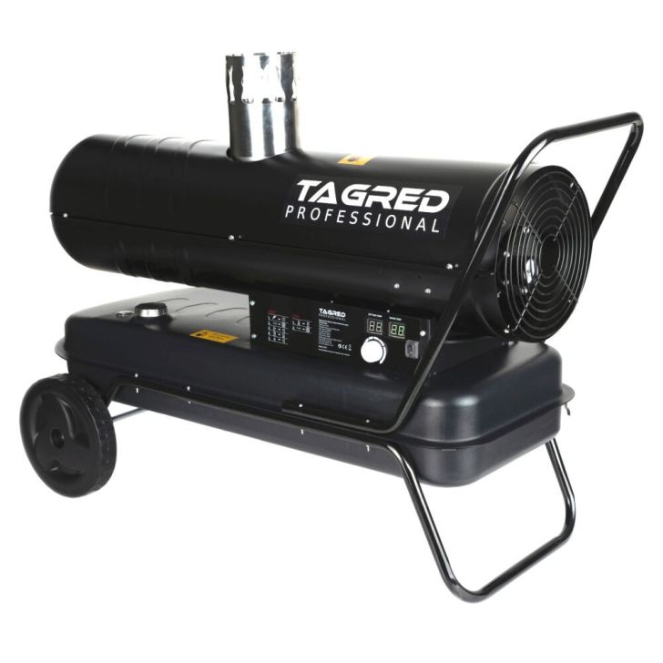 Масляный обогреватель TA974 с дымоходом TAGRED 30кВт, термостат, ЖК-дисплей