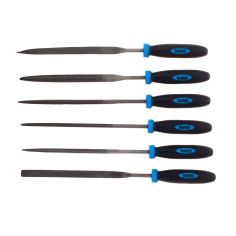 Files, needle files, set of 6 files