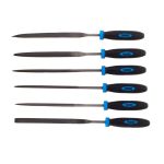 Files, needle files, set of 6 files