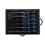 Files, needle files, set of 6 files