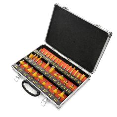 Wood milling cutters with bearings, 35 pcs.