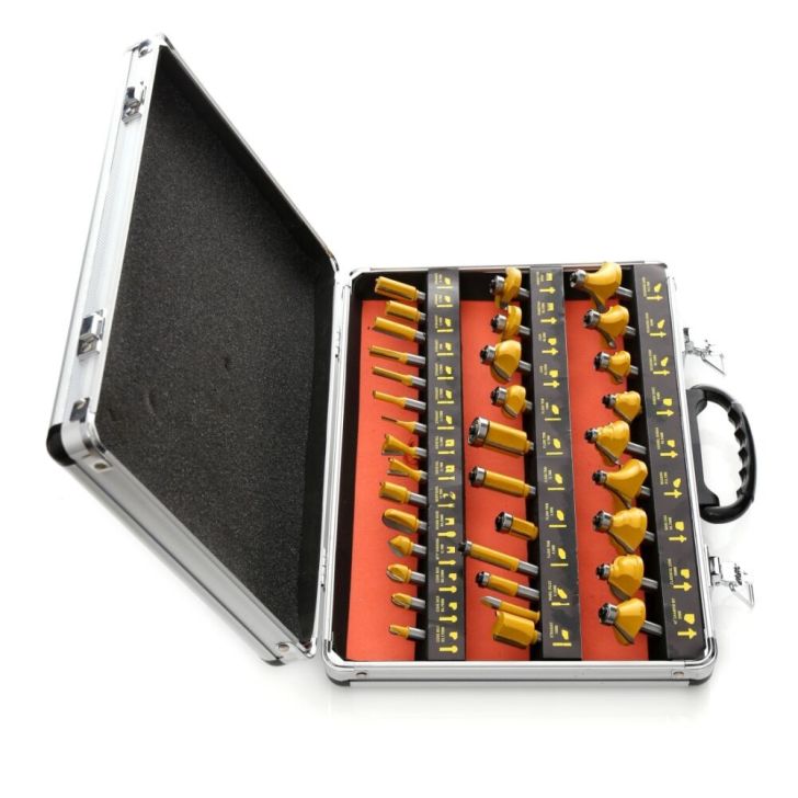 Frēzes kokam ar gultņiem, 35 gab.