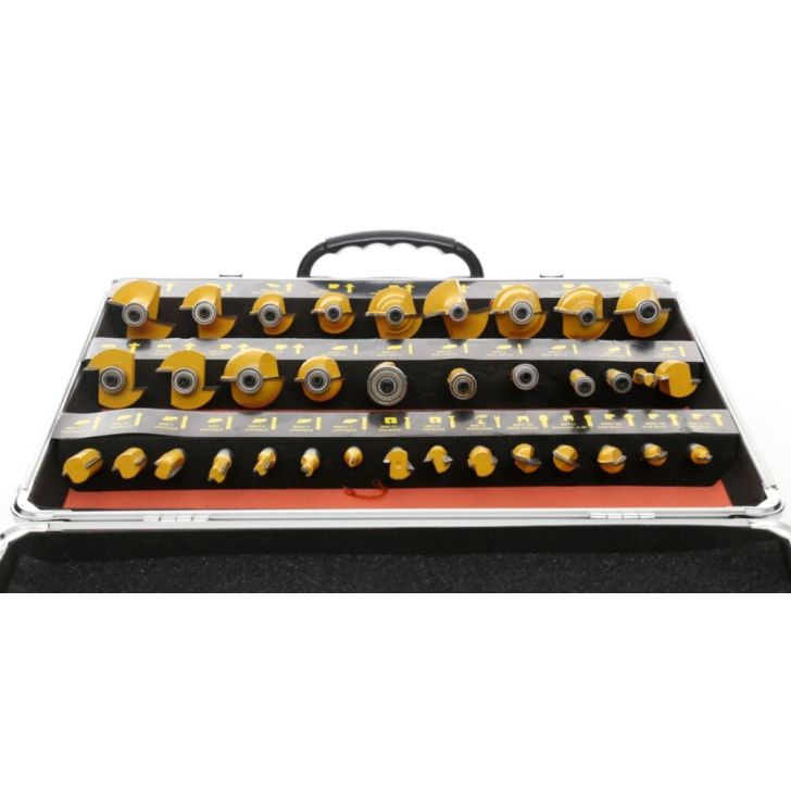 Фрезы по дереву с подшипниками, 35 шт.