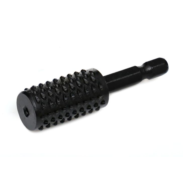 Remover, cylindrical cutter for wood - rasp, 15mm hex shank