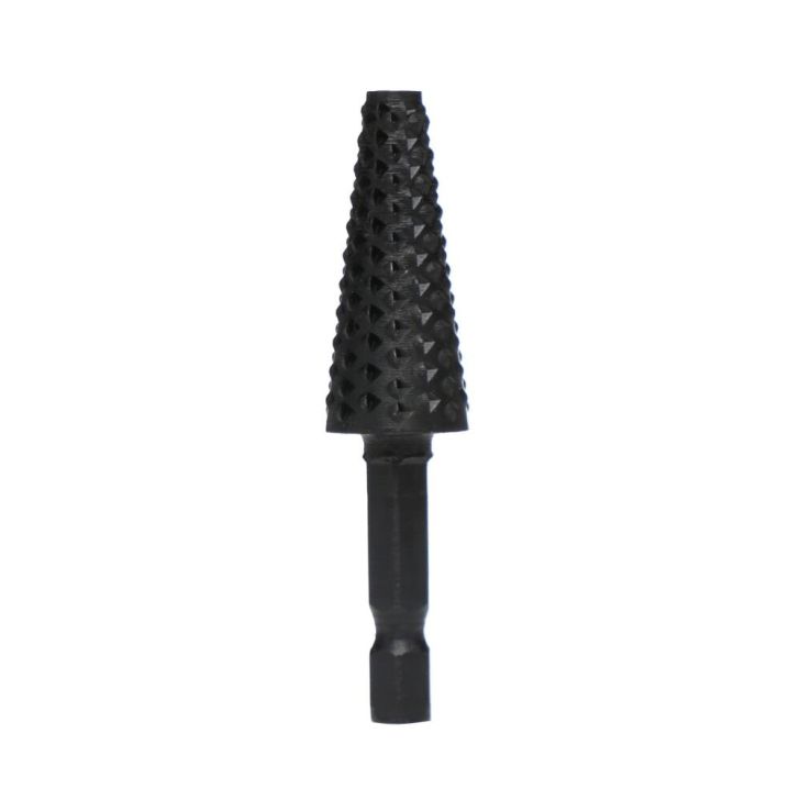 Stripper, conical cutter for wood - rasp, 15mm hex shank