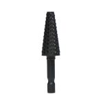 Stripper, conical cutter for wood - rasp, 15mm hex shank