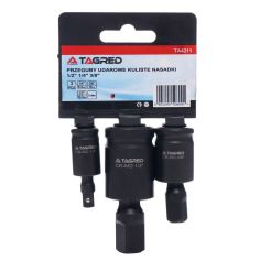 Triecienlodveida savienojumi 1/2" 1/4" 3/8", savienojumu komplekts 3 gab. 2