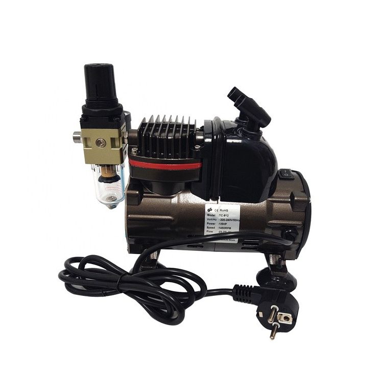 Kompresors ar aerografu TC-812K + AB130