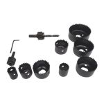 Wood core drill set (11 pieces)