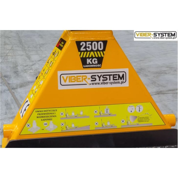 Palešu ratiņi ar svariem P2500W 2,5t