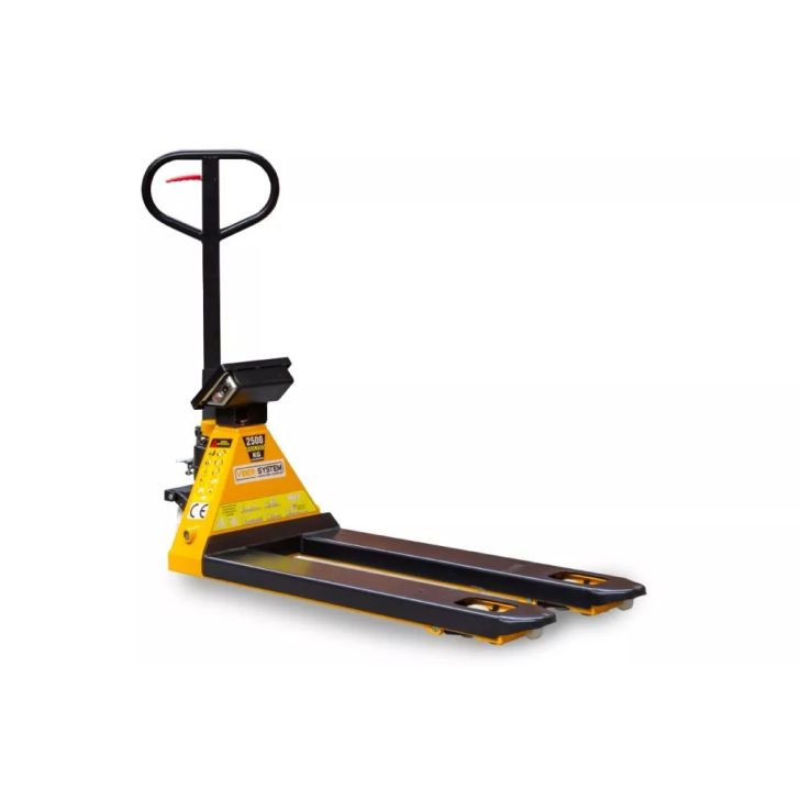 Palešu ratiņi ar svariem P2500W 2,5t