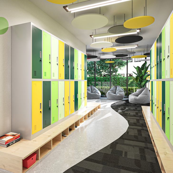 JAN NOWAK 6-door OHS school wardrobe for clothes IGOR