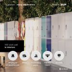 JAN NOWAK 6-door OHS wardrobe for clothes IGOR: fuchsia