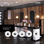 JAN NOWAK 10-door OHS wardrobe for clothes BARTEK: gray