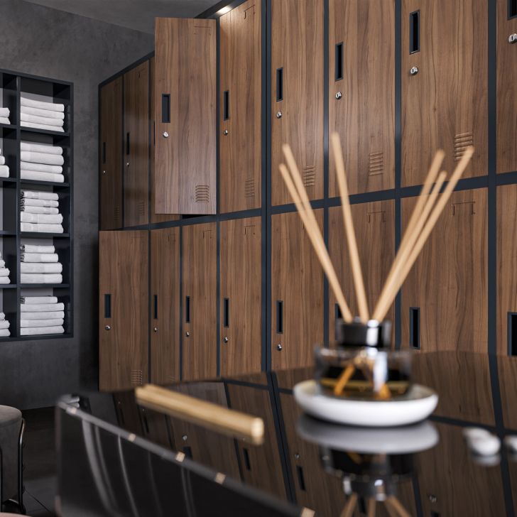 JAN NOWAK Eco Design 10 durvju uzglabāšanas skapis BARTEK: antracīts/valrieksts