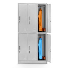 JAN NOWAK 6-door OHS wardrobe for clothes IGOR: gray 2