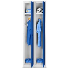 JAN NOWAK 4-compartment wardrobe KACPER 2: blue 2