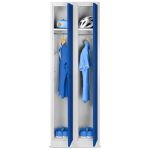 JAN NOWAK 4-compartment wardrobe KACPER 2: blue