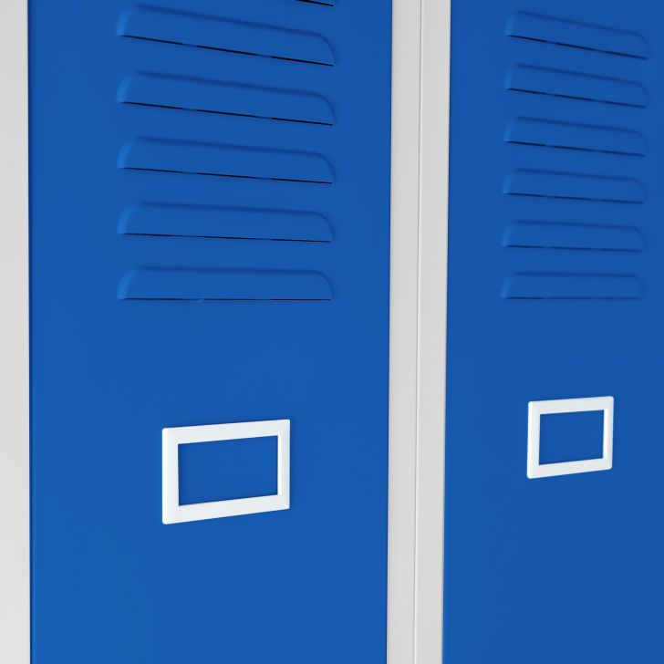 JAN NOWAK 4-compartment wardrobe KACPER 2: blue