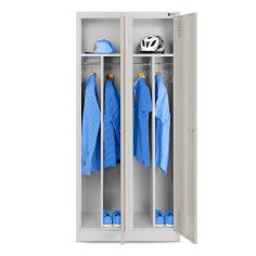 JAN NOWAK Eco Design 6 durvju OHS glabāšanas skapis KACPER: balts/sonoma ozols 2