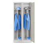 JAN NOWAK Eco Design 6 durvju OHS glabāšanas skapis KACPER: balts/sonoma ozols