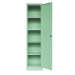 Office filing cabinet JAN NOWAK, ALEX, 450 x 850 x 400 mm, Fresh Style: pastel green