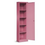 Office filing cabinet JAN NOWAK, ALEX, 450 x 850 x 400 mm, Fresh Style: powder pink