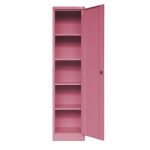 Office filing cabinet JAN NOWAK, ALEX, 450 x 850 x 400 mm, Fresh Style: powder pink