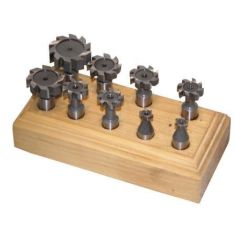 Woodruff keyseat cutter 9pc/bole12mm/HSS Holzmann