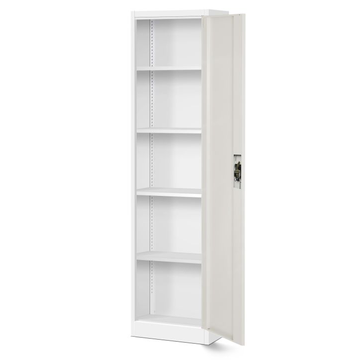 JAN NOWAK Eco Design metal office cabinet ALEX: white/sonoma oak