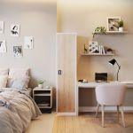 JAN NOWAK Металлический офисный шкаф Eco Design ALEX: белый/дуб сонома