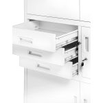 JAN NOWAK metāla biroja dokumentu skapis ar seifu FILIP: balts