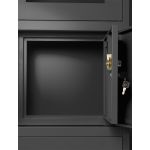 JAN NOWAK metal office filing cabinet with safe FILIP II: anthracite