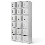 JAN NOWAK KAROL compartment storage cabinet: gray